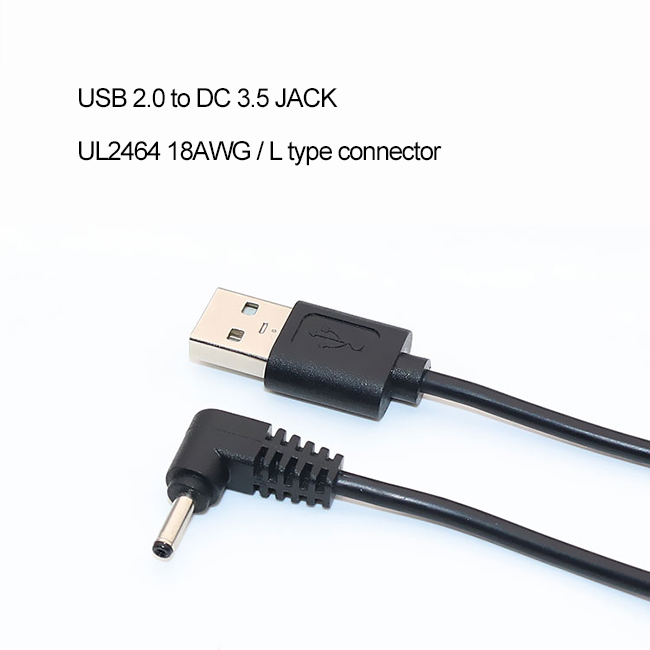 USB 3.0 to DC jack 3.5 cable adapter